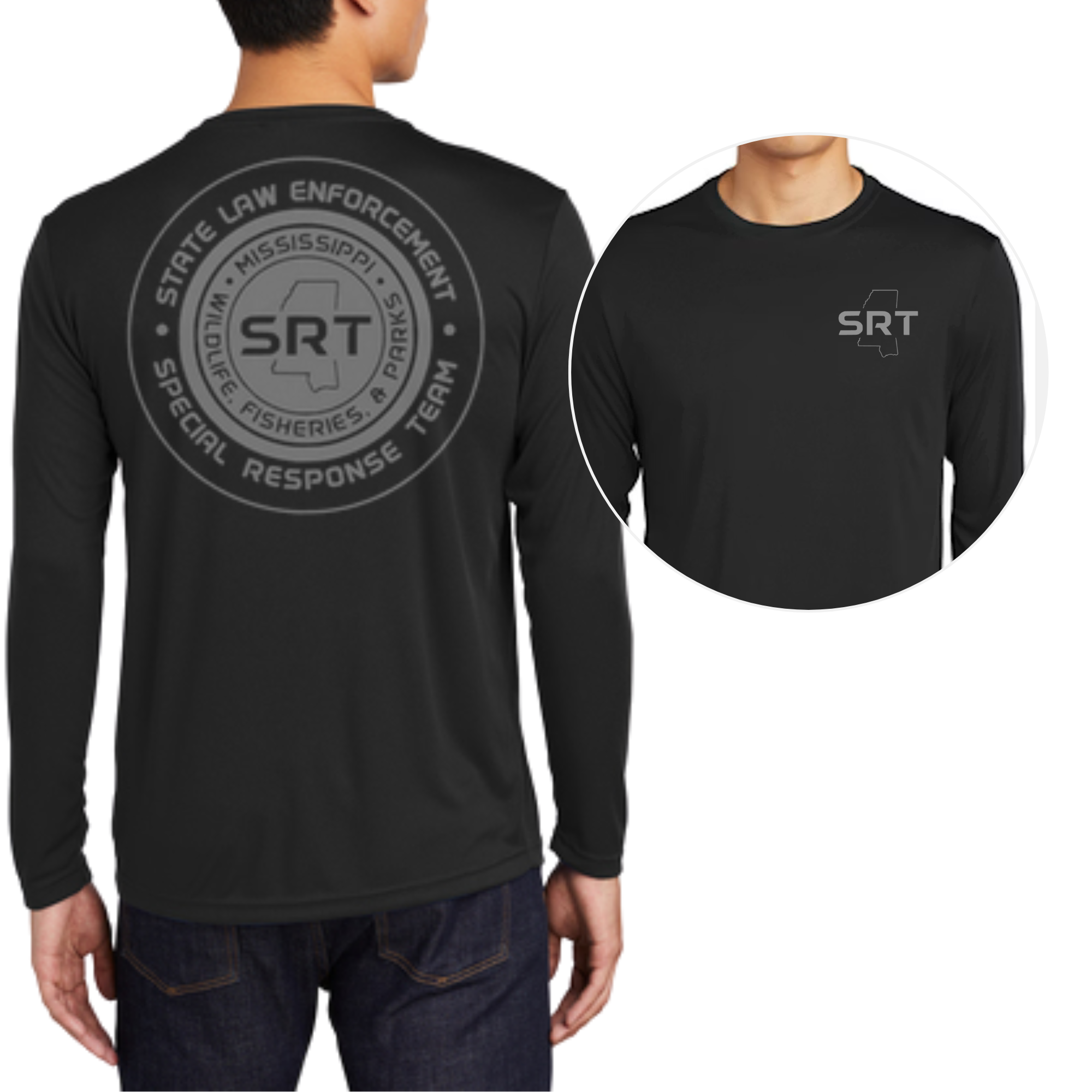 SRT Long Sleeve Performance Shirt (Front & Back)