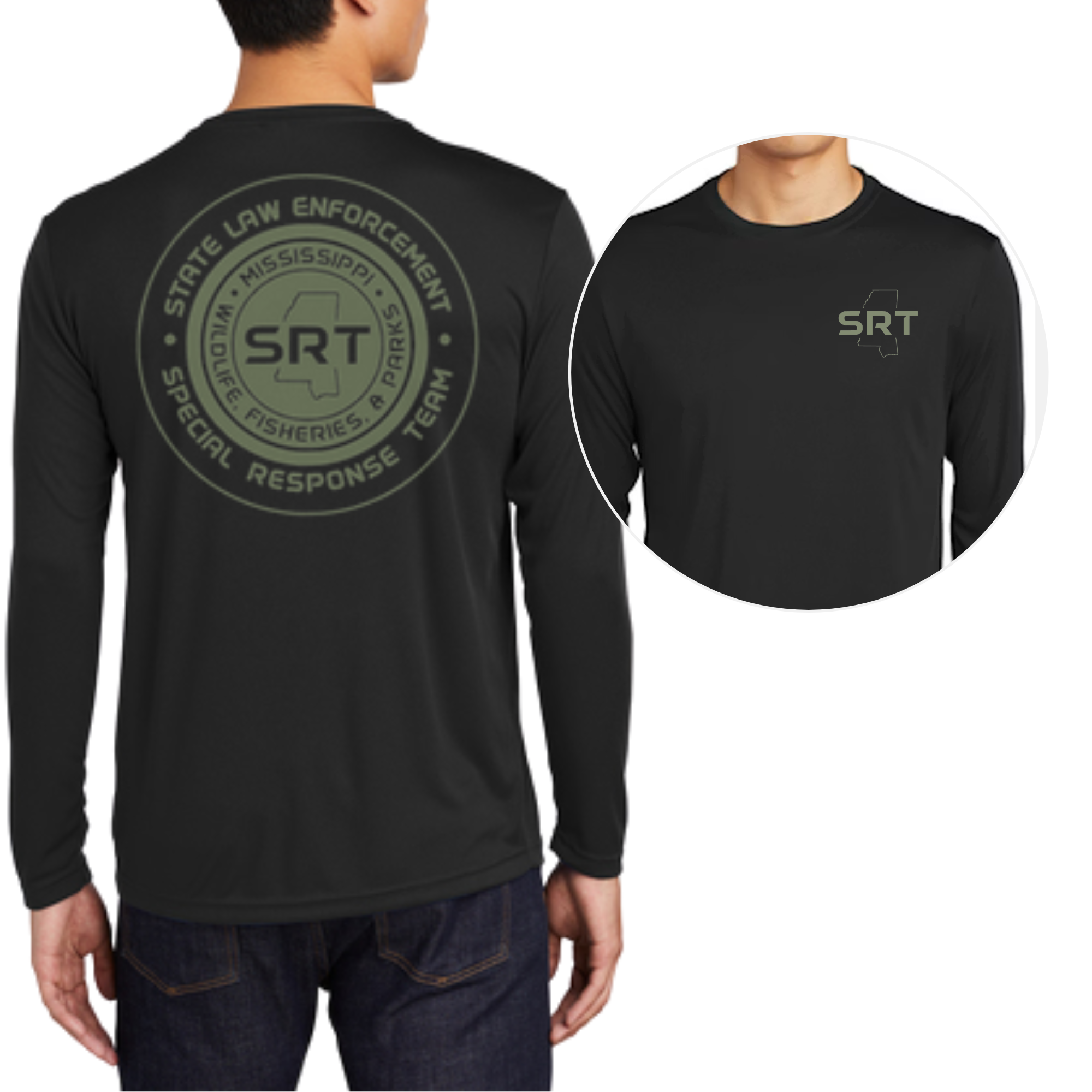 SRT Long Sleeve Performance Shirt (Front & Back)