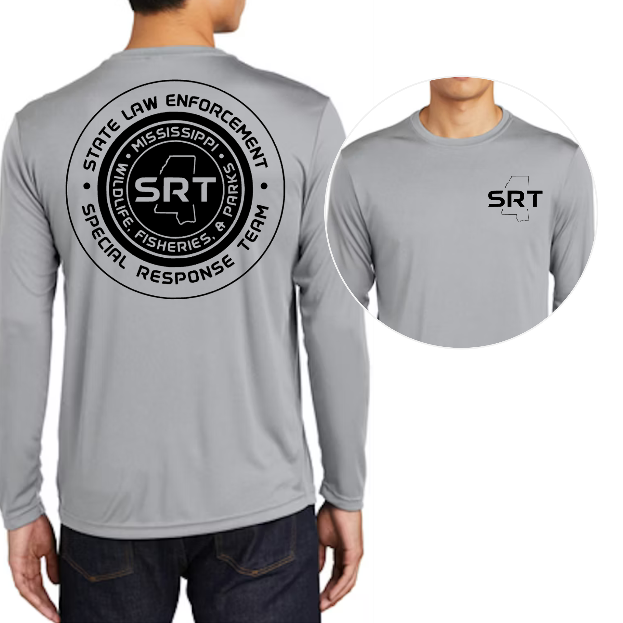 SRT Long Sleeve Performance Shirt (Front & Back)