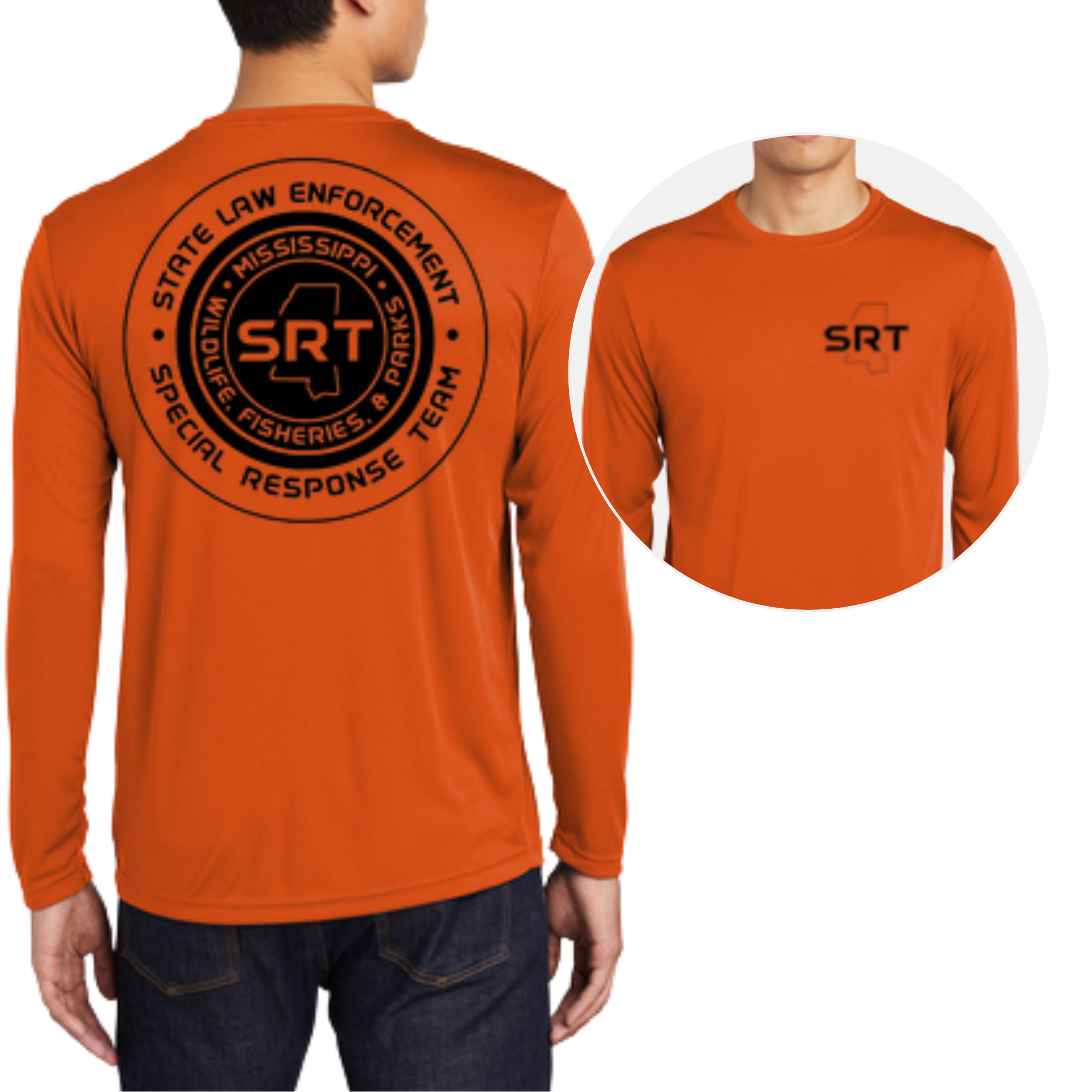 SRT Long Sleeve Performance Shirt (Front & Back)
