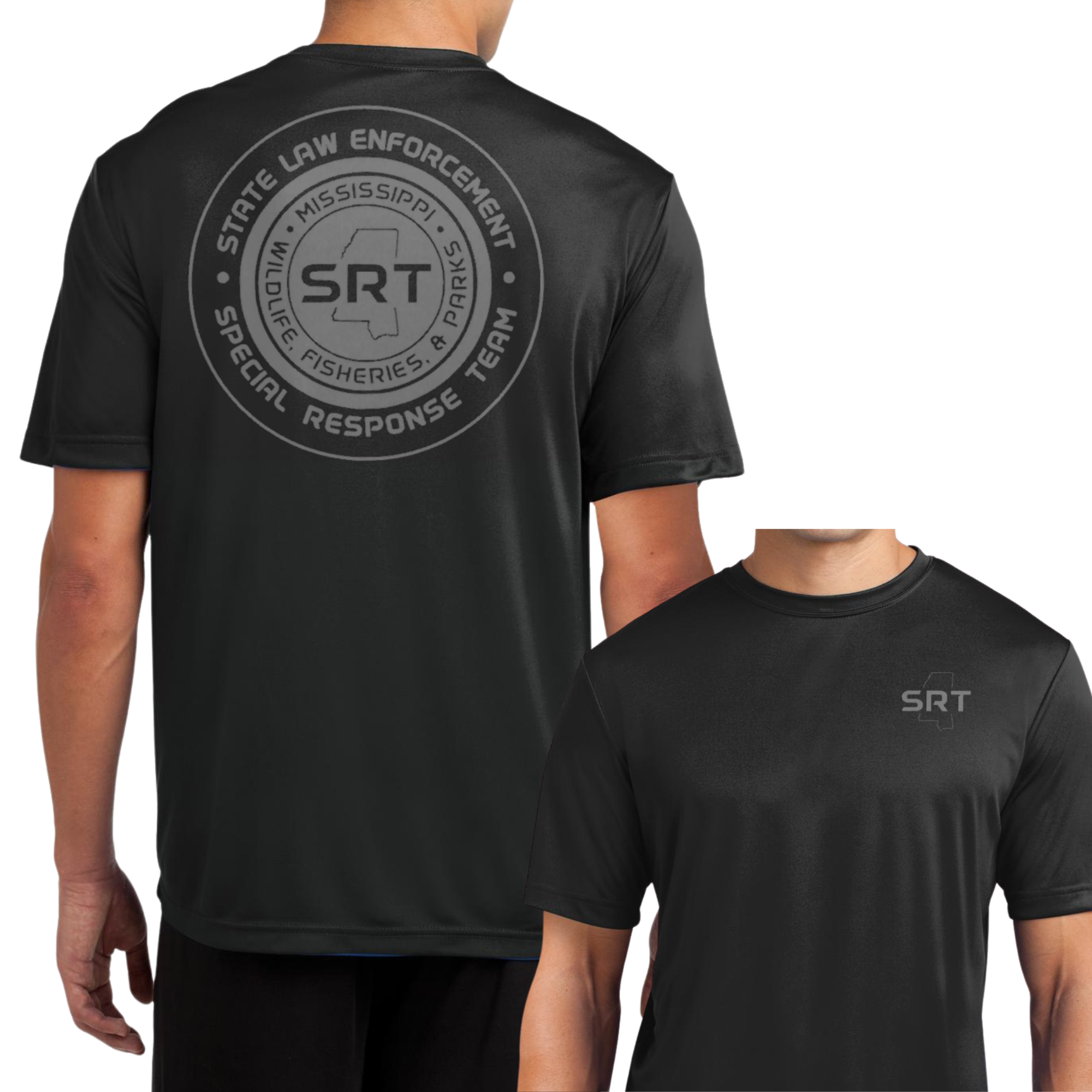 SRT Unisex Sport-tek Short Sleeve Performance Shirt (Front & Back)